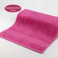 Soft pure cotton square face towel in Sappanwood Pink with thick loop texture - 34x34cm / Sappanwood Pink