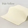 Soft light yellow cotton towel with diamond geometric pattern and plush texture - 34x34cm / Light Yellow