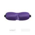 3D contoured blackout sleep mask in violet purple with breathable ergonomic design - Upgrade Version / Purple