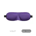 Violet 3D contoured sleep mask with adjustable strap in a breathable basic version - Basic Version / Purple