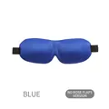 3D contoured blackout sleep mask in royal blue with an adjustable strap and memory foam - No Nose Wing / Sapphire Blue