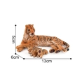 Set di figurine realistiche della famiglia di tigri con adulto e cuccioli educativi - Tigre con Cuccioli