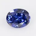 Pierre de zircone bleue ovale taillée à facettes avec finition brillante - 2 X 3 Mm Une Seule Couleur Commande Minimale De 50 Pièces / Zirconium Tanzanite