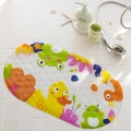 Cartoon frog and duck pattern non-slip bathroom mat for kids with suction cups - Japanese Style Duck