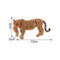 Statuetta realistica di tigre con cucciolo in plastica resistente per educazione - Tigre che Tiene il Cucciolo