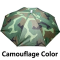 Chapeau parapluie mains libres camouflage avec huit baleines pour pêche et soleil - Camouflage
