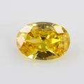 Pierre de zircone cubique jaune ovale de haute qualité pour la création de bijoux - 2 X 3 Mm Une Seule Couleur Commande Minimale De 50 Pièces / Jaune d'or