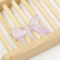 Close-up of iridescent purple resin mermaid tail pendant with scale texture for DIY crafts - Light Purple