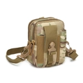 Tactical Multicam camouflage waist bag with adjustable strap and buckle closure - MultiCam / One Size (12x9x17cm)