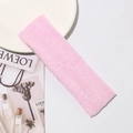 Pink cotton terry headband for yoga and sports, soft absorbent towel hair band - 18cm*6cm / Light Pink