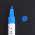 Marqueur peinture bleu à base d'huile avec pointe fibre et trait d'encre circulaire - Bleu