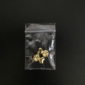 Sollevatori per orecchini a cuore e fiore dorati e chiusure in sacchetto trasparente - 1 Paio Oro (Sacchetto OPP)