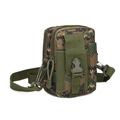 Tactical waist bag with jungle digital camouflage pattern and adjustable shoulder strap - Jungle Digital / One Size (12x9x17cm)