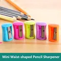 Mini waist-shaped pencil sharpeners in blue, pink, green, purple, and orange variants - Waist Shape Pencil Sharpener