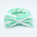 Green and White Striped