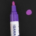 Purple permanent paint marker with fiber tip for graffiti and signing on dark surfaces - Purple