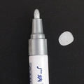 Silver metallic oil-based paint marker for wedding guestbooks and DIY album graffiti - Silver