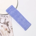 Purple cotton sports headband for yoga and fitness displayed on a stylish ceramic plate - 18cm*6cm / Sky Blue