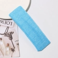 Sky blue cotton terry cloth athletic headband for yoga and sports facial care - 18cm*6cm / Lake Blue