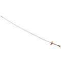 Pinza flessibile raccogli oggetti con impugnatura arancione e tubo in metallo - 85cm / Rosso