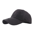 Berretto da baseball nero da donna con pizzo floreale e visiera curva - Regolabile / Nero
