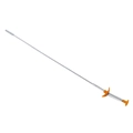 Strumento flessibile in metallo per scarichi con impugnatura arancione - 60cm / Rosso
