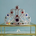 Nine Diamond Queen Crown Silver / One Size