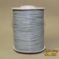 Light grey DIY waxed cord on spool for necklace jewelry weaving and handmade crafts - 1mm/160m / Light Grey (No.128)