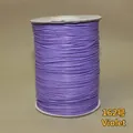 Violet color 162 handmade DIY waxed cord string for necklace and jewelry making - 1mm/160m / Violet (No. 162)