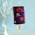 Halloween πτυσσόμενο χάρτινο φανάρι διακόσμηση κολοκύθα φάντασμα νυχτερίδα λεπτομέρεια - Μονόφθαλμο Φάντασμα