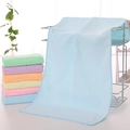 Serviettes en microfibre absorbantes avec motif d'ours en plusieurs couleurs pour bain - Bleu clair