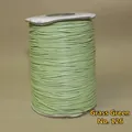 Grass green 1.0mm waxed cord No.126 on paper spool for DIY necklace weaving - 1mm/160m / Grass Green (No.126)