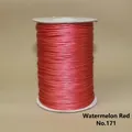 Watermelon Red No. 171 handmade braided wax cord for jewelry making DIY necklaces - 1mm/160m / Watermelon Red (No.171)