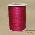 Dark rose red wax cord spool No. 109 for DIY handmade braided jewelry necklaces - 1mm/160m / Dark Rose Red (No.109)