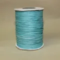 Lake Blue DIY waxed cord No. 124 on a spool for handmade necklace and jewelry weaving - 1mm/160m / Lake Blue (No. 124)
