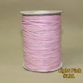 Light pink waxed cord for DIY jewelry making on white spool, number 131 series - 1mm/160m / Light Pink (No.131)