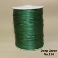 Dark green wax cord No. 156 on white spool for DIY jewelry and sewing crafts - 1mm/160m / Dark Green (No.156)