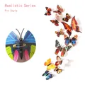 Realistic 3D butterfly wall sticker with a metal safety pin back for easy decoration - Lifelike Series - Pin Style