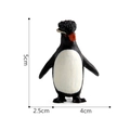 Rockhopper penguin figurine with yellow crest and 5cm height measurement details - Erect-crested Penguin (PL127-437)