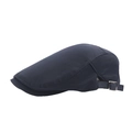 Navy blue breathable mesh ivy cap for men and women with adjustable metal buckle - Blue