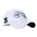 Broderie 3D détaillée Always 75 sur casquette en coton blanc avec visière noire - Réglable / Blanc