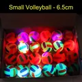 Pack of 24 small 6.5cm glowing spiked volleyballs in vibrant assorted colors - No-string Volleyball / 6.5cm