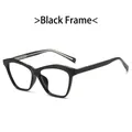 Classic black full-frame sunglasses with high-quality thick material and stylish wide-frame - Black Frame Anti-Blue Light