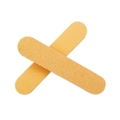 Orange mini sponge nail file with rounded ends for buffing and polishing nails - 9*2cm / Orange