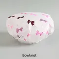 Bonnet de douche imperméable avec motif nœud rose et pois avec bande élastique - Nœud