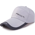 Gorra de béisbol gris de secado rápido con logo Modern British y visera gris en contraste - Ajustable / Gris