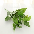 Artificial sweet potato leaves silk plant bunch for wedding decoration and wall greenery - Glued Scindapsus