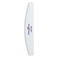 Lima de uñas blanca de media luna con grano 100/180 para manicura profesional - Forma de Peine / Grano 100/180