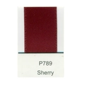 Sherry burgundy satin ribbon roll with smooth finish for gift wrapping and DIY crafts - Sherry (P789)