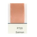 Single-faced satin ribbon in Salmon pink color P720 for gift wrapping decoration - Salmon (P720)